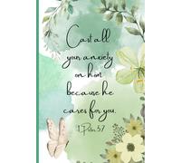 Cast All Your Anxiety On Him Because He Cares For You Notebook