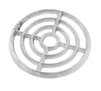 Cast Alloy Round Drain Grate Gully Grid Cover - 7" 176mm x 10mm