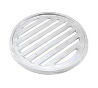 Cast Alloy Round Drain Grate Gully Grid Cover - 8" 201mm x 10mm