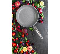 Cast Aluminium 28cm Fry Pan Masterclass Grey One Size