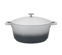 Cast Aluminium Casserole Dish, Grey Ombre, 28cm/5Litre, Gift Boxed