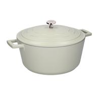 MasterClass Medium Casserole Dish with Lid 5 Litre/28 cm, Lightweight Cast Aluminium, Induction Hob and Oven Safe, Mint