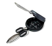 Cast Aluminum Stuffed Waffle Maker, 5" Dia, 2" Thick Round Belgian Waffle Iron - Non-Stick With Heat-Resistant Handles - Compatible With Gas, Electric & More