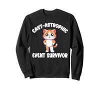 Cast-Astrophic Event Survivor Funny Broken Bone Recovery Sweatshirt
