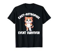 Cast-Astrophic Event Survivor Funny Broken Bone Recovery T-Shirt