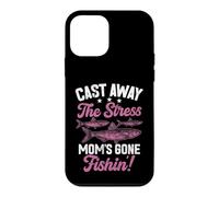 Cast Away the Stress Mom's Gone Fishin'! Fishing Mom Case for iPhone 12 mini