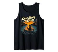 Cast Away Your Cares - Fishing Fisherman Angler Angling Tank Top