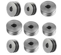 Cast Iron A Type Double Slot V-Belt Pulley for Motor and Power Tool Use Compatible with A Profile Belts and Timing Belts in Industrial Setups (91x29x28mm)