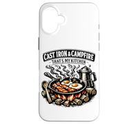 Cast Iron And Campfire Thats My Kitchen Camping Case for iPhone 16 Plus