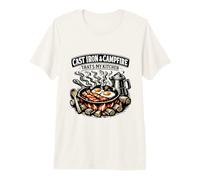 Cast Iron and Campfire Thats My Kitchen Camping Premium T-Shirt