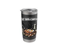 Cast Iron and Campfire Thats My Kitchen Camping Stainless Steel Insulated Tumbler