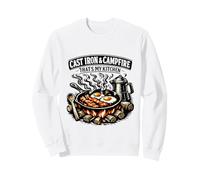 Cast Iron And Campfire Thats My Kitchen Camping Sweatshirt
