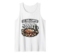 Cast Iron and Campfire Thats My Kitchen Camping Tank Top