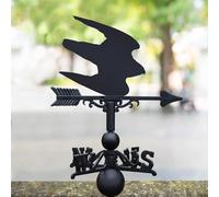 Cast Iron and Steel Swooping Falcon Weathervane (L)