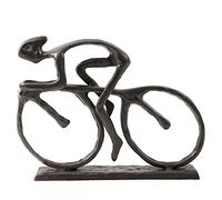 Cast Iron Art Sculpture Home Decoration Statue for The Bicycle Enthusiast Metal Figurine Art Home Décor for Runner Sportsman Cyclist Bicycle Enthusiast (4# Cyclist)