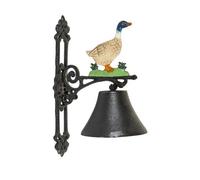 Cast Iron Bell with Duck Design, Outdoor and Indoor Use