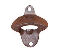 Cast Iron Bottle Opener Wall Mounted Beer Bottle Top Opener Bar Blade Home Bar Fathers Day Garden Gift Idea (AM75)