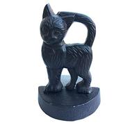 Cast Iron Cat Door Stop Wedge Doorstop Stay