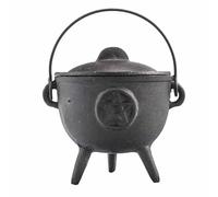 Cast Iron Cauldron with Pentagon 11x13cm KDMD Grey One Size