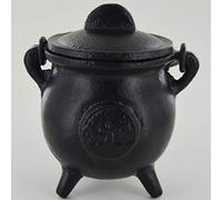 Cast Iron Cauldron Tree of Life Small Witch & Magic Accessory for Wicca Potions Neopaganism Gift