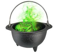 Cast Iron Cauldron with Handle Halloween 5.5x2.8inch Decorative Candle Incense Burning Witchcraft Cauldron Pot, Witches, Cast Iron, Pot, C