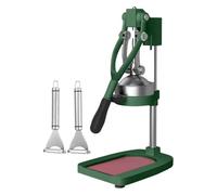 Cast Iron Citrus Juicer, Manual Fruit Juicer, Commercial Juicer Machine With Removable Funnel, Hand Press Orange Juicer Extractor Stainless Steel Juicing Tool(Green)