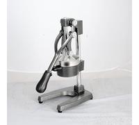 Cast Iron Citrus Juicer, Stainless Steel Hand Press with Anti-Slip Base and Anti-Clogging Filter for Lemon, Lime, and Orange