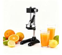 Cast Iron Citrus Juicer with Dual Molds for Efficient Fruit Squeezing, Ideal for Oranges, Lemons, and Grapefruits