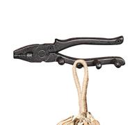 Cast Iron Coat Hooks - Vintage Tool Hook In The Shape Of Pliers, Rustic Key Holder For Home Owners, Carpenters, Garage Workshop, Farmers | Wall Hook Decor