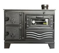 Cast Iron Cooker Stove with Oven - Indoor Baking Stove - Tiny House Stove Cabin Stove