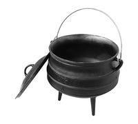 Cast Iron Cooking Pot With handle Camping Stockpot Dutch Oven Campfire Outdoor Food Stew BBQ (1/4 (700ml))