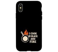 Cast Iron Cooking Skillet Pride Campfire Chef Heritage Cook Case for iPhone X/XS