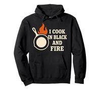 Cast Iron Cooking Skillet Pride Campfire Chef Heritage Cook Pullover Hoodie