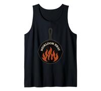 Cast Iron Cooking Skillet Pride Campfire Chef Heritage Cook Tank Top