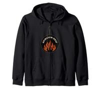 Cast Iron Cooking Skillet Pride Campfire Chef Heritage Cook Zip Hoodie