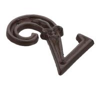 Cast Iron Decorative Door Numbers for House, Retro Metal Sign