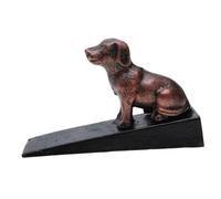 Cast Iron Dog Door Stopper, Security Wedge for Child Safety | Anti-skid Floor Design, Prevents Sudden Closing, Protects Hands and Fingers, Decorative Novelty for Many Occasions