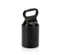 Cast Iron Door Stop - Decorative, Weighted - 4lb Antique Door Stopper, Free Standing - 6” x 3” Non Slip with Handle (Black)