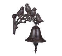 Cast iron doorbell Rustic Garden Bell Weatherproof Wall Knocker Loud Sound
