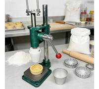 Cast Iron Egg Tart Press, Manual Pie Crust Maker with 1 Mold for Baking Waffle Shells, Food Grade Lever Design Ensures Consistent Pastry Shaping
