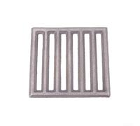Cast Iron Fire Grate for Fireplace Replacement Compatible with For hark, Square Shape Supports Better Air Circulation and Steady Fuel Management (14 * 15CM)