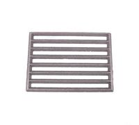 Cast Iron Fire Grate,for Fireplace Replacement Parts, Square Iron Grate with Optimized Air Circulation, Efficient Burning, Black(21.5 * 16CM)