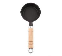 Cast Iron Frying Pan Built for Mini Skillet Tasks Including Egg Pan Function, Oil Containment, Vinegar Serving, and Sauce Delivery in Domestic Use (A10CM)