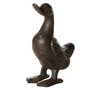 Cast Iron Garden Duck Ornament Vintage Style Decorative Metal Garden Sculpture Autumn Wedding Anniversary Décor Gift