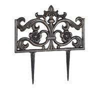 Cast iron garden fence Nostalgic Lawn Edging Metal Trellis Border 1.7 kg