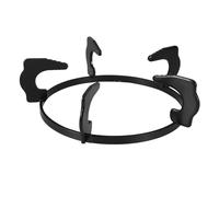 Cast Iron Gas Cooker Rack, Heavy Duty Stove Bracket for Wok | Black Finish, One Piece, Supports Frying Pans and Bottom Pans, Home Kitchen and Camp Stove Use