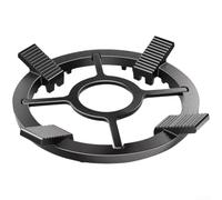 Cast Iron Gas Stove Rack for Wok, Anti-Slip Double Layer Pot Stand Compatible with 4 and 5 Claw Burners, High- Resistant Cast Steel Kit(B)