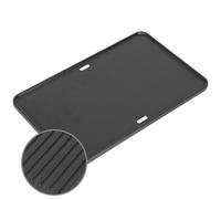Cast Iron Grill Griddle for Weber Go-Anywhere Charcoal and Gas Grill, Flat Top Griddle Replaces 80631, 70211, 3634, 67195, 16" x 10"