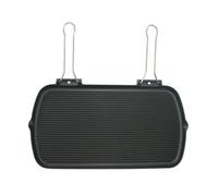 Cast Iron Grill Pan Model Maxidietella Rectangular Shape 27X50 Cm