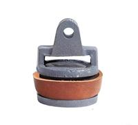 Cast Iron Hand Pump, Replacement Piston with Leather Seal Kit 75 Type Garden Water Well Pump Plunger Assembly Spare Parts 95mm Height 65mm Thickness